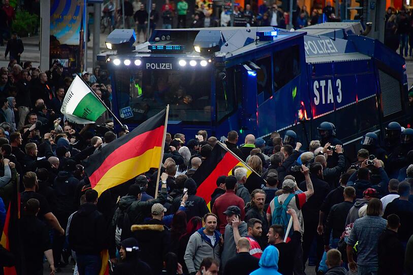 Großdemonstration in Chemnitz