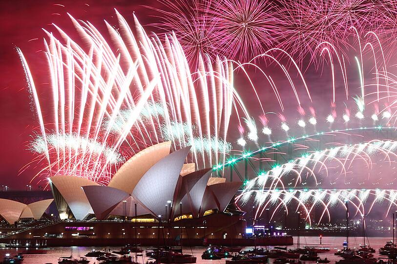 Sydney begrüßt 2023 mit gewaltigem Feuerwerk