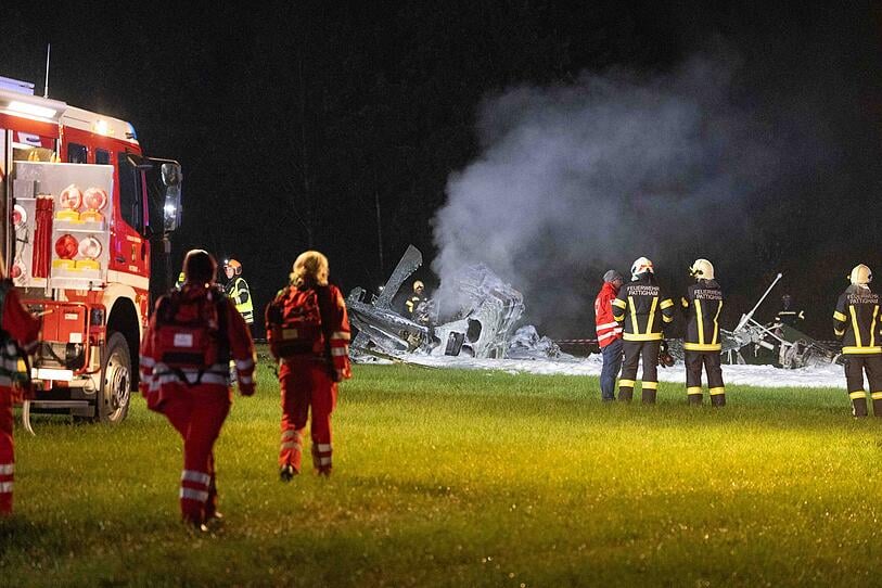 Hubschrauberabsturz in Pramet: Insassen konnten sich retten