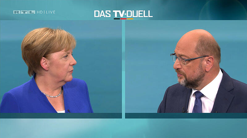 Merkel Schulz TV-Duell