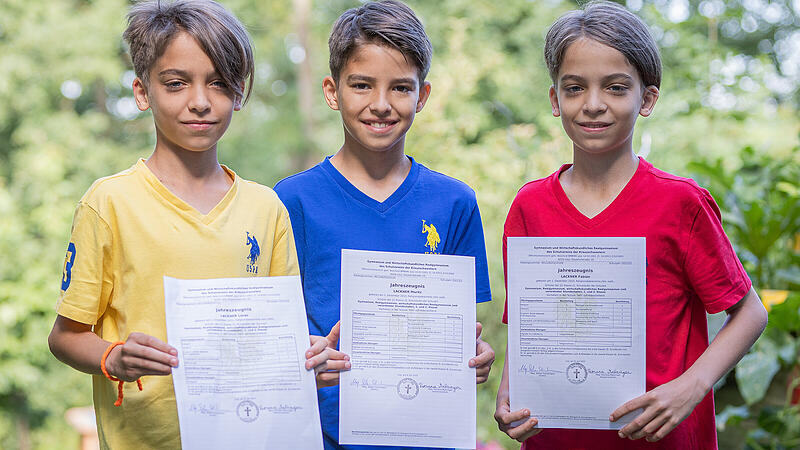 Fabian, Lucas und Moritz: Nicht nur in der Schule ein unschlagbares Trio