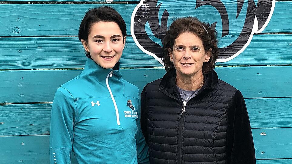 Gmundner LCAV-Talent Laura Croll trainiert mit Leichtathletik-Legende