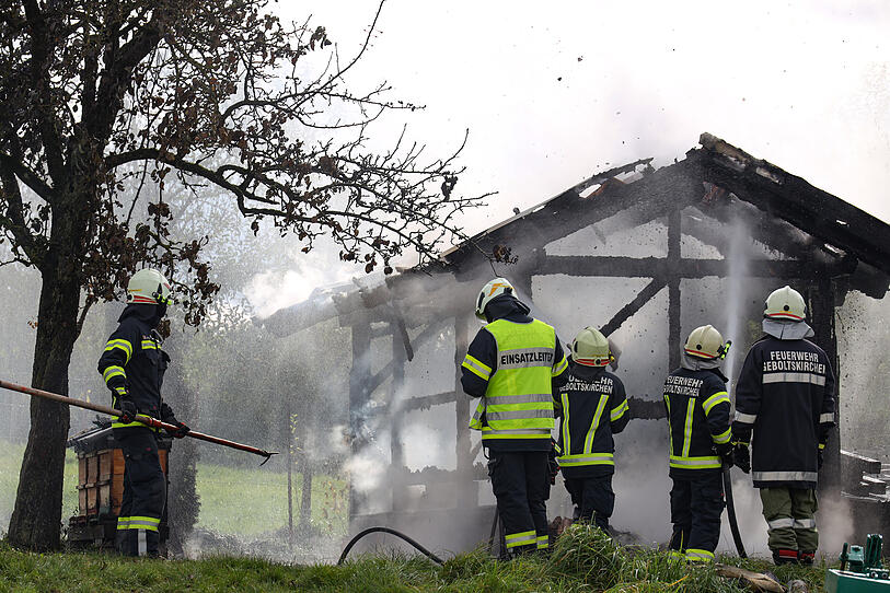 Bienenhaus in Geboltskirchen komplett ausgebrannt