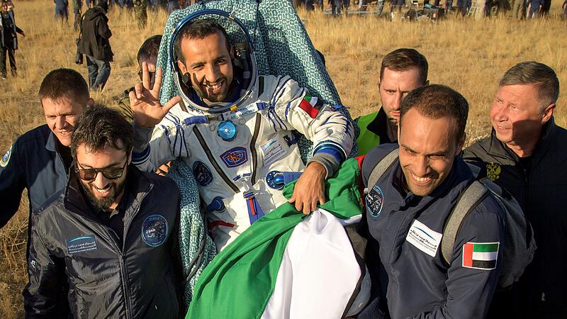 Astronauten nach 203 Tagen im All auf der Erde gelandet