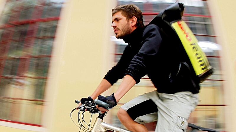 Fahrradboten mit erstem Kollektivvertrag weltweit