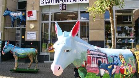 Deutsche Stadt Wesel will Esel als Ampelmännchen