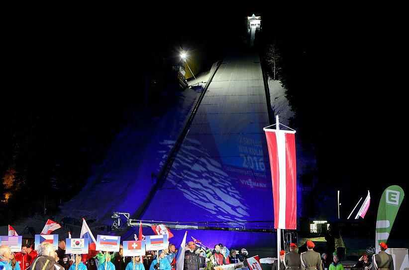 Skiflug-WM am Kulm feierlich eröffnet