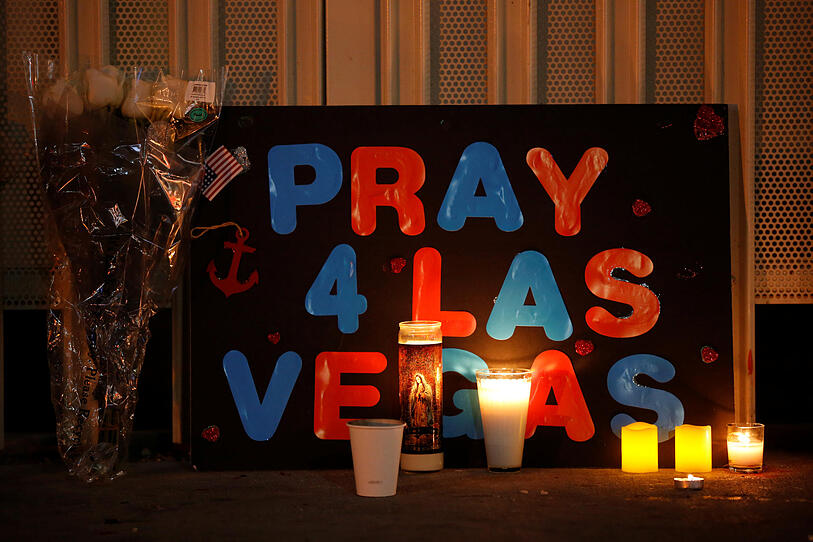 Trauerfeier nach Bluttat in Las Vegas