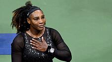 Serena Williams flogen zum Abschied die Herzen zu