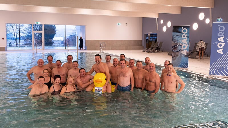 Rohrbachs Bürgermeister gingen gemeinsam baden