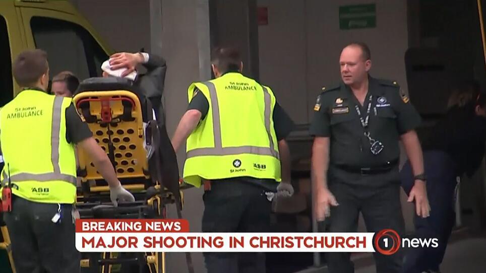 Mindestens 40 Tote nach Terrorangriff in Neuseeland