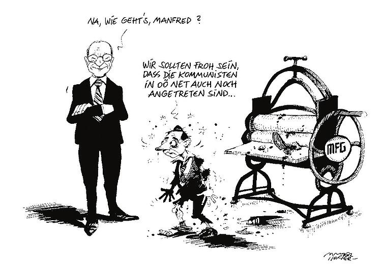 OÖN-Karikatur vom 27. September 2021