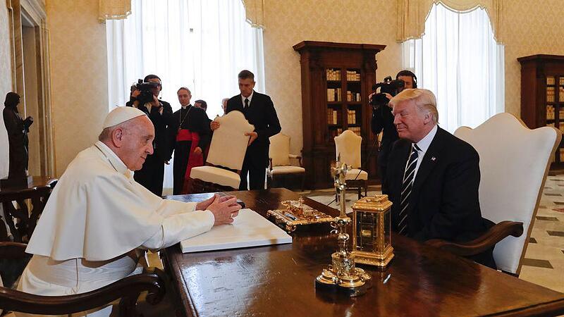 Audienz beim Papst - Donald Trump im Vatikan
