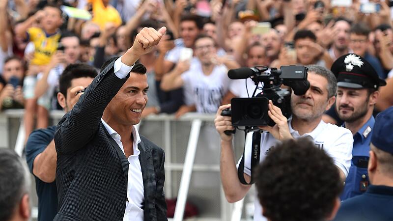 Ronaldo in Turin angekommen