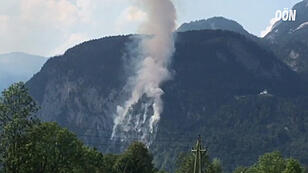Brand bei Klettersteig in Hallstatt