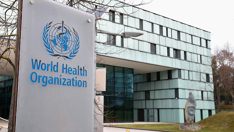 FILE PHOTO: FILE PHOTO: A logo is pictured outside a building of the WHO in Geneva
