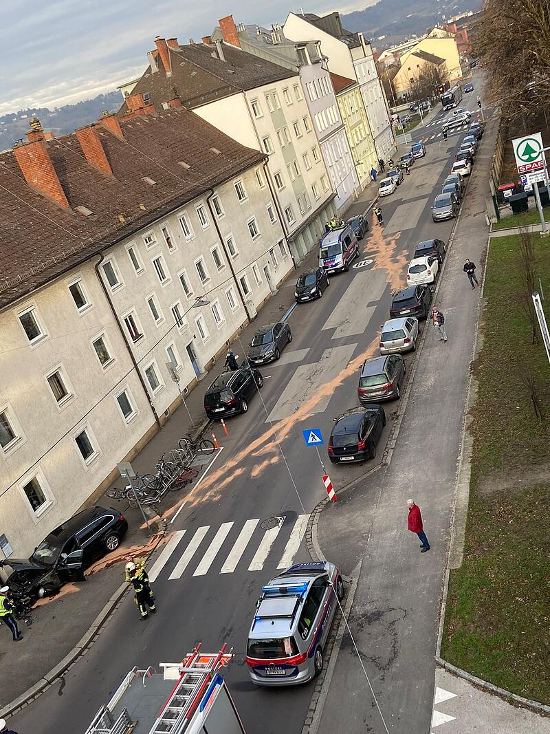 Unfall in der Holzstraße