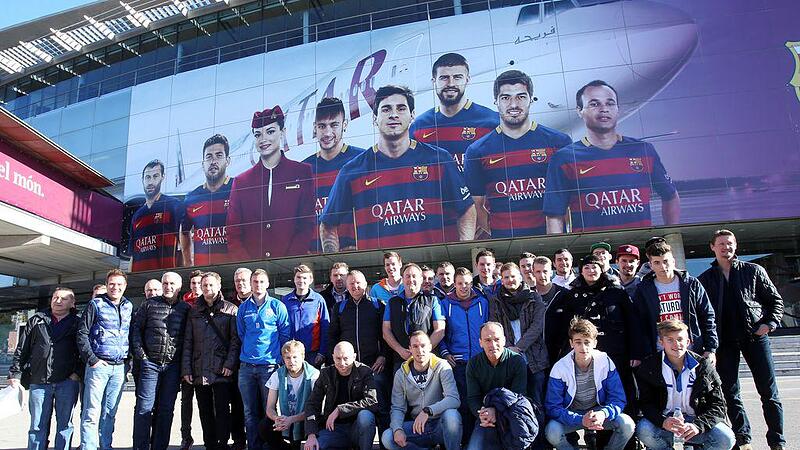 Sky Spiel des Lebens Barcelona-Reise Mit Krankl und Attergau zum Match vom FC Barcelona