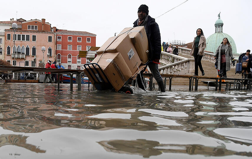 Venedig kämpft gegen Hochwasser