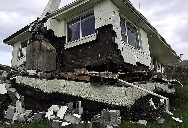 Schwere Schäden nach Beben in Neuseeland