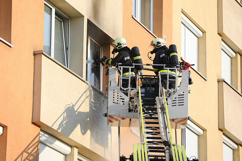 Wohnungsbrand in Wels