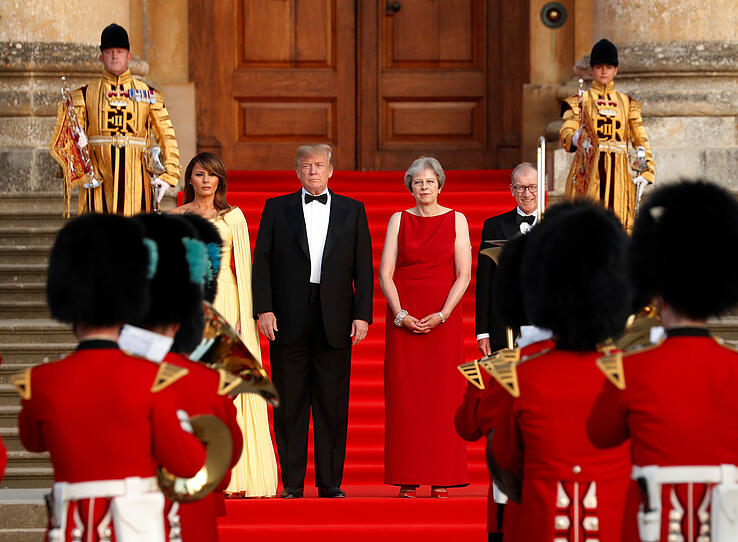 Pomp und Pracht bei Trumps Besuch in London