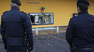 Bankomat in Linz gesprengt