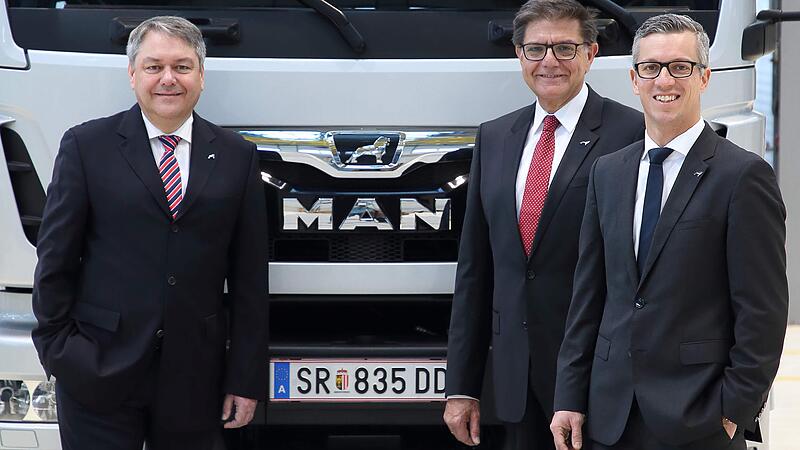 Das MAN-Werk Steyr erhielt zum Jubiläum gleich zwei neue Chefs