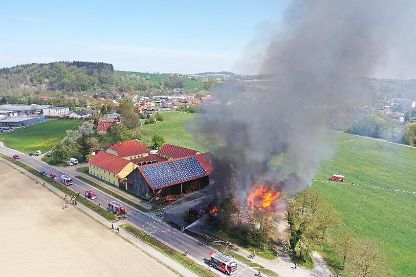 Großbrand in Reichersberg