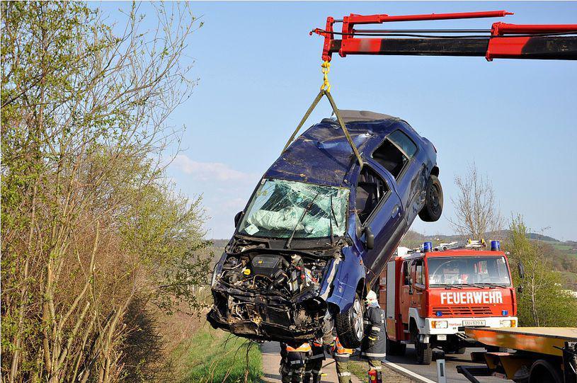 Schwerer Verkehrsunfall in Steyregg