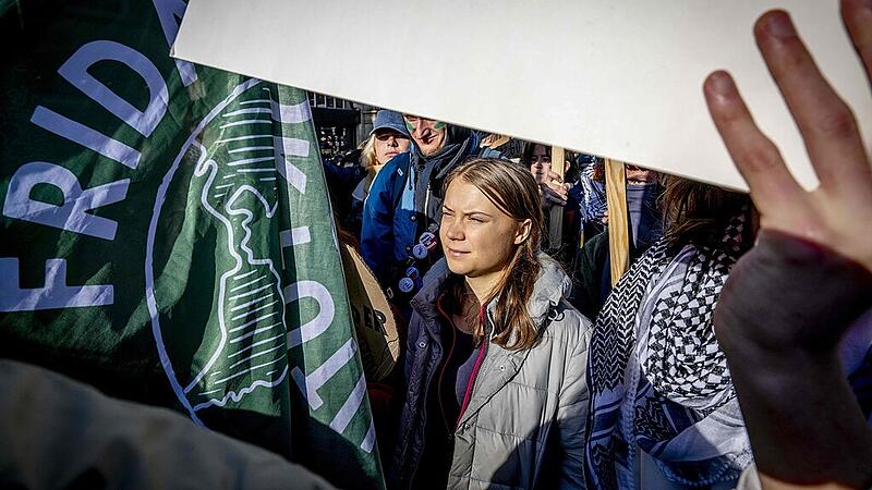 Greta Thunberg once again took the side of Palestinians at the climate demonstration
