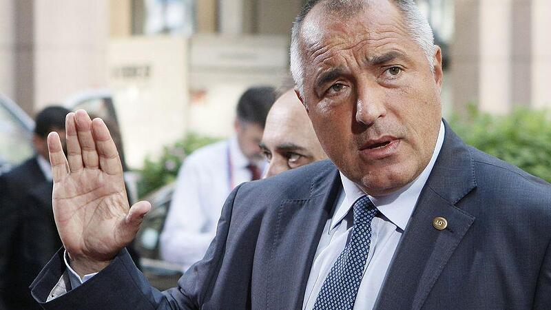 Bulgaria's Prime Minister Borissov arrives at an European Union leaders summit in Brussels