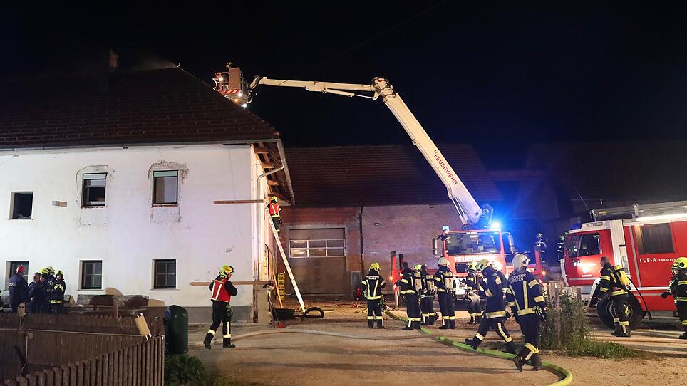 Feuerwehrmänner entdeckten zufällig Brand Garsten