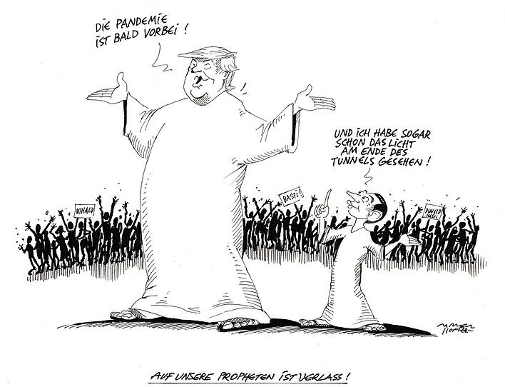 OÖN-Karikatur vom 21. Oktober 2020