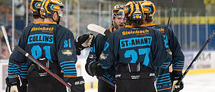 09.09.2023 Eishockey Steinbach Black Wings Linz vs Straubing Tigers