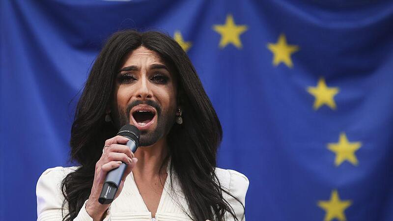 Conchita Wurst sang vor EU-Parlament