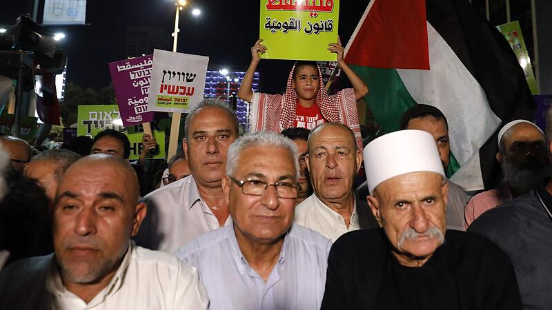 Arabische Israeli gegen Staatsgesetz