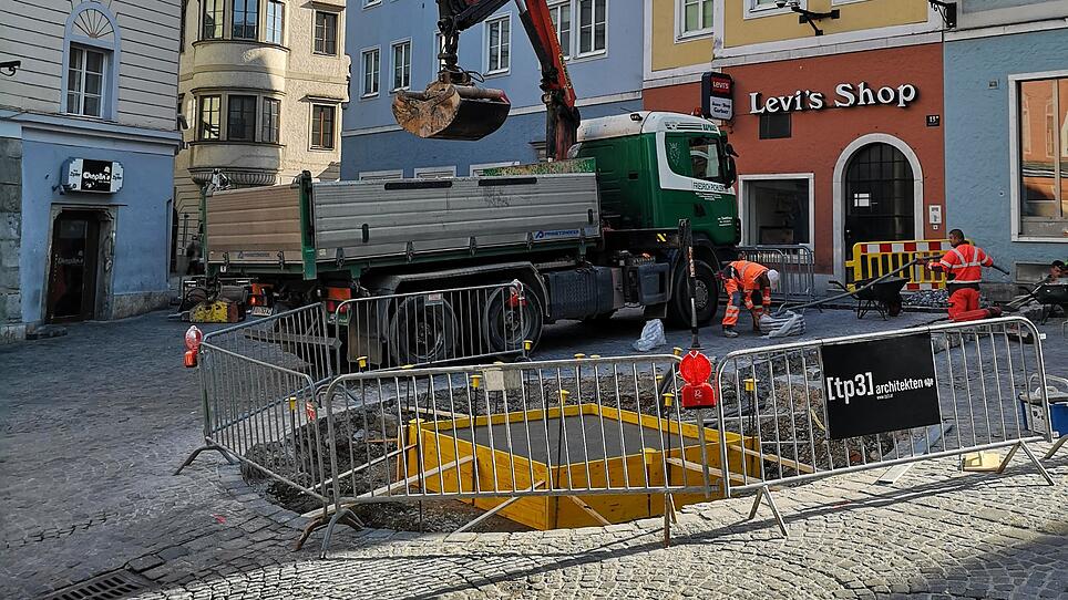 Solarstrom-Brunnen bringt mehr Licht in Linzer Altstadt