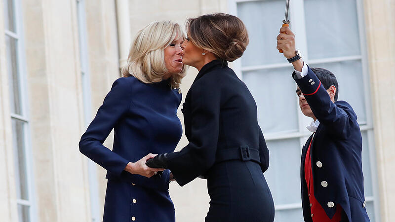 Macron und Trump: Treffen der First Ladys in Paris