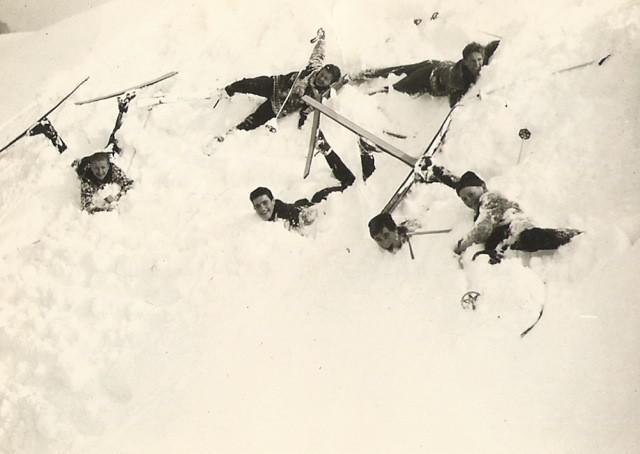 Skifahren wie damals