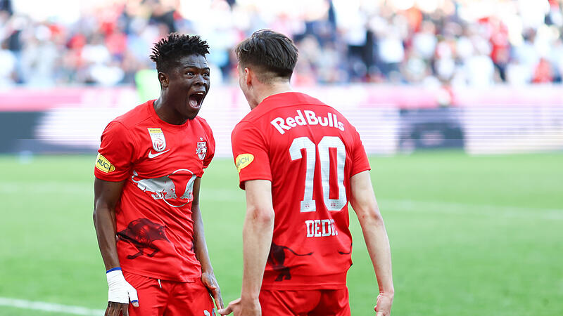 Salzburg are champions for the tenth time in a row after beating Sturm 2-1