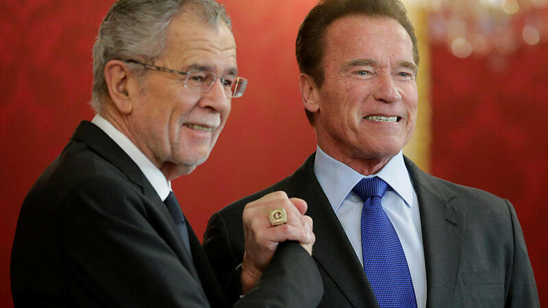 Arnie Schwarzenegger zu Besuch in Wien