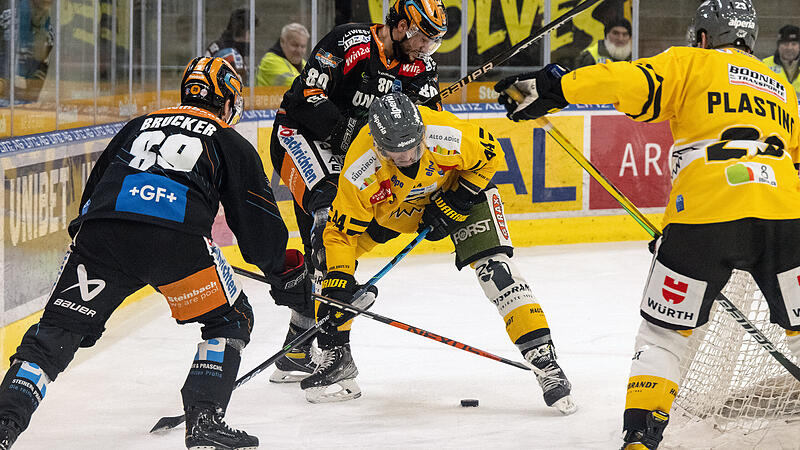 29.01.2023 Eishockey Black Wings vs HC Pustertal Woelfe