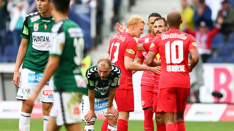 1:7 &ndash; SV Ried kassiert in Salzburg höchste Niederlage