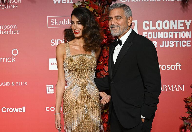 George Clooney rief und Hollywoods Superstars kamen