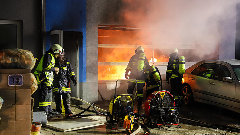 Brand in einer Garage in Pichl