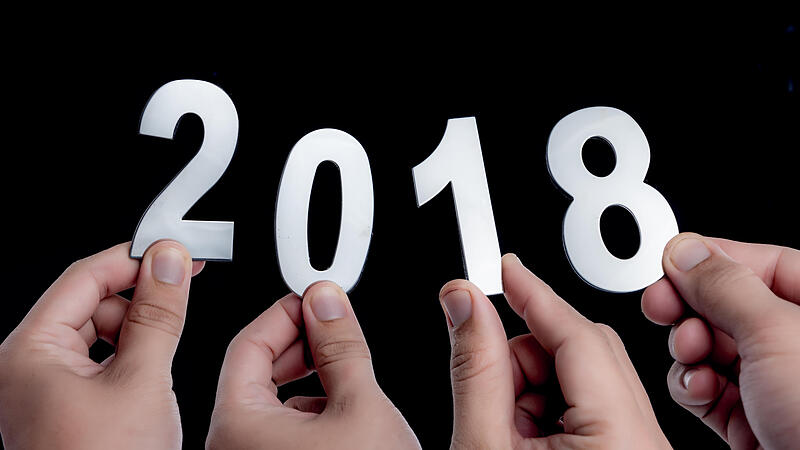 2018 Silvester neues Jahr Jahreswechsel