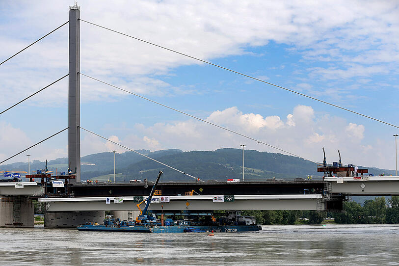 Erster Bypass auf Linzer Voestbrücke geschlossen