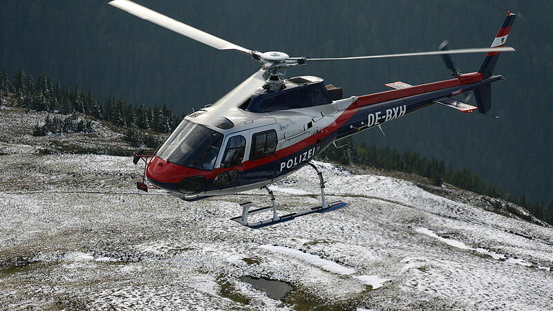 Wandererduo von Hubschrauber aus Bergnot gerettet