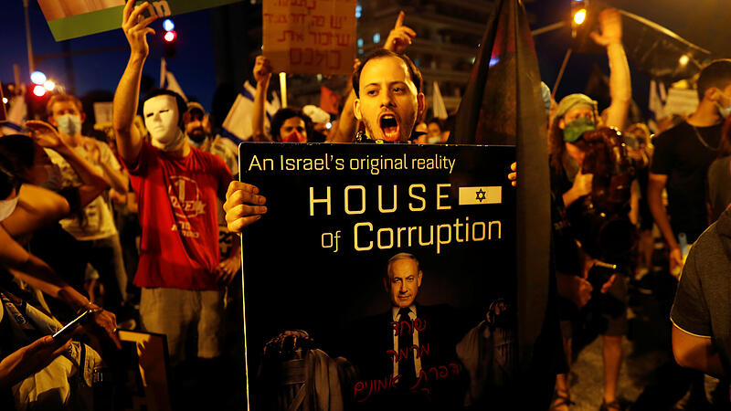 Tausende protestierten gegen Netanyahu